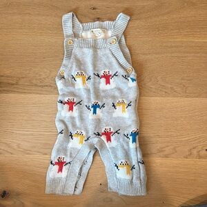 Monica and Andy Sweater Overalls Size 3-6 months